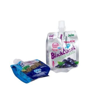 Buy cheap Biodegradable Aluminum Foil   Custom Size Printed Plastic Stand Up Spout Pouch For Juice/Beverage from wholesalers