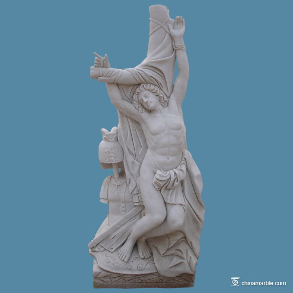 Buy cheap China marble Stone Carving Sculpture Man on Cross MSF-047 Sculpture from wholesalers