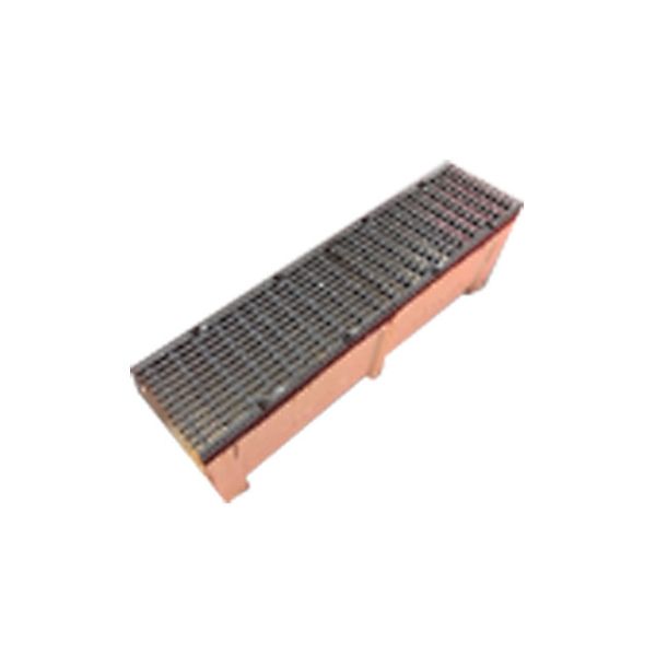 Quality Iron Rainwater Gutter Polymer Concrete Drains 200MM Width Inner for sale