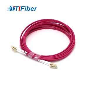 Buy cheap 50/125 OM4 LC/UPC-LC/UPC Simplex Duplex LSZH Fiber Optic Patchcord from wholesalers