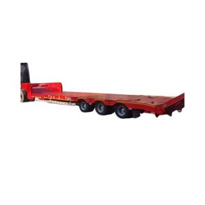 Buy cheap Customizable Tri-Axle Low Bed Semi Trailer for Heavy Equipment Transport in Philippines from wholesalers