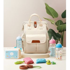 Buy cheap Lightweight and Stylish Oxford Maternity Diaper Backpack Large Capacity for Baby Essentials during Spring Festival from wholesalers