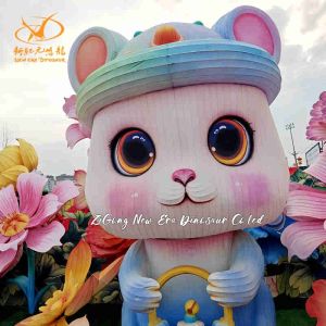 Indoor Tradition Colorful Chinese Light Lanterns for Lantern Exhibition