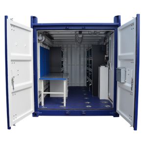 Buy cheap 30.90CBM Capacity A60 Standard Offshore Container Workshop with DNV 2.7-1 Standard and Door Opening Size of 2.218 x 2.223 M from wholesalers