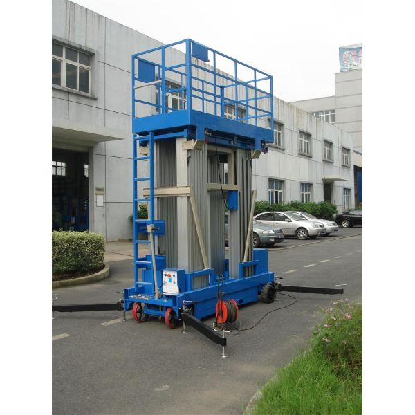 Buy cheap Stable Performance Aerial Lift Platform , 6 Meter Four Mast Hydraulic Cargo Lift from wholesalers