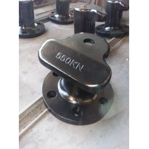 Buy cheap SWL 550KN Tee Head Mooring Bitts Ship Berthing Bollard from wholesalers