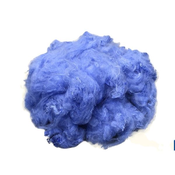 Quality Staple Low Melt Polyester Hollow Fiber Blue Recycle for sale