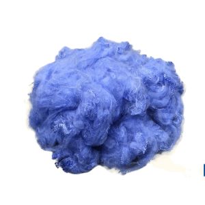 Buy cheap Staple Low Melt Polyester Hollow Fiber Blue Recycle from wholesalers