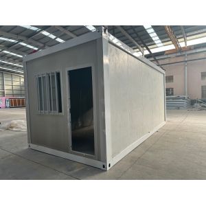 Buy cheap Modular Prefabricated Foldable Homes 20/40 ft Customized Steel Frame Container Office For Temporary With Security Door from wholesalers