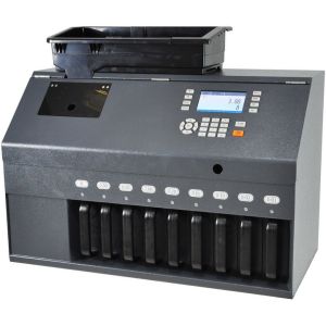 Buy cheap KOBOTECH LINCE-90C 9 Channels Value Coin Sorter Counter counting sorting machine(ECB 100%) from wholesalers
