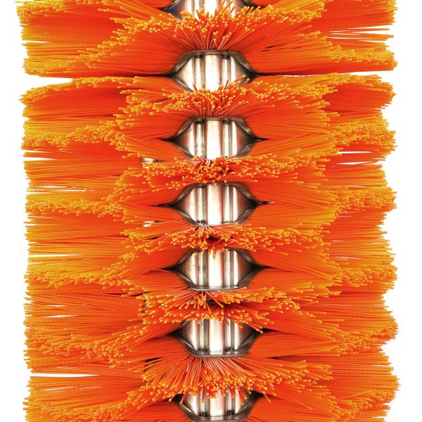 Quality Robust Galvanized Frame Livestock Scratching Brush Diameter 550mm for sale