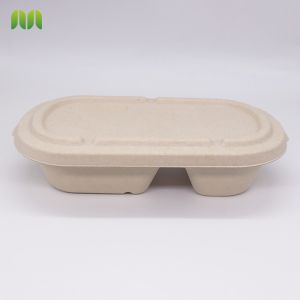 Buy cheap Biodegradable Food Container eco-friendly box with bagass lid from wholesalers