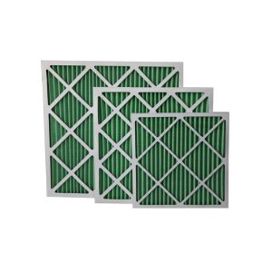 G4 Pleats Type Cardboard Frame Primary Air Filter For Air Conditioning System