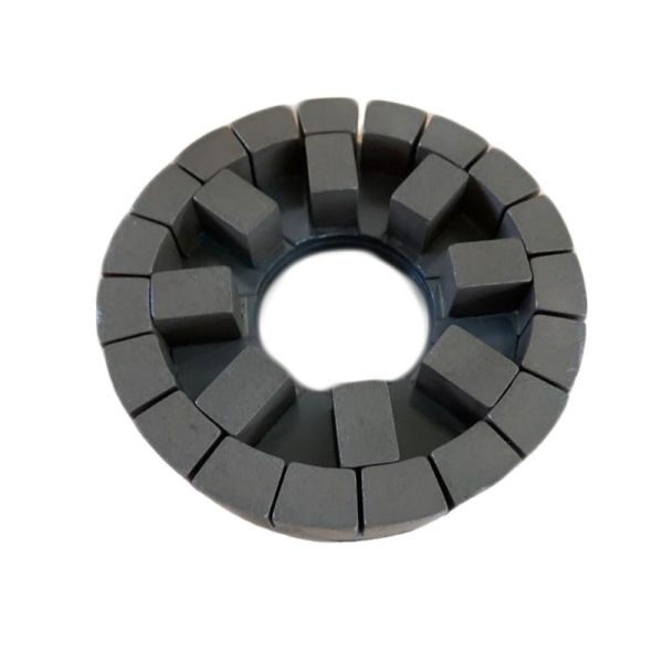 Polishing Granite Slabs Tiles with Diamond Calibration Wheels Round Abrasive