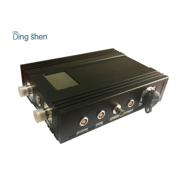 Quality 5~10W Adjustable COFDM HD Wireless Video Transmitter 8km NLOS Long Distance AV Sender Low Latency for sale