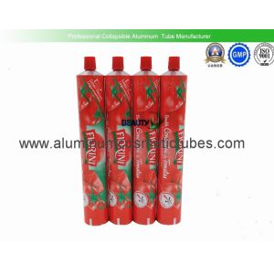 Buy cheap 150ml Tomato Ketchup Squeeze Tube Containers , Airless Aluminum Collapsible Tubes from wholesalers