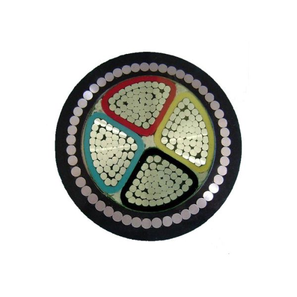 Quality 4x300mm2 Electrical Swa 4 Core Armoured Cable With Steel Wire Armour for sale