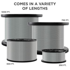 Buy cheap 7x7 Construction 3/32" Diameter Galvanized Steel Wire Rope with 1570N/mm2 Tensile Strength for Aircraft and Industrial Use from wholesalers