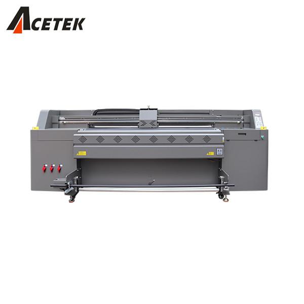 Buy cheap CMYK Varnish UV Hybrid Printer Roll To Roll With 4pcs Epson I3200 Head from wholesalers