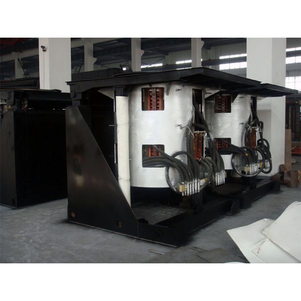Quality Medium Frequency Hydraulic Steel shell furnace KGPS-2000KW/3000kg for sale