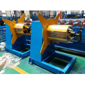 Manual Type Roll Forming Machine Parts , 3 Ton Unpowered Roll Former Decoiler