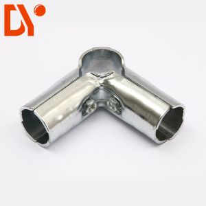 Polished Surface Pipe Joint System DY137 With Silver Chromium Plating