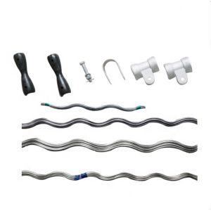 20% RTS Malleable Iron Preformed ADSS Suspension Clamp