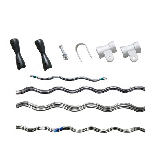 20% RTS Malleable Iron Preformed ADSS Suspension Clamp