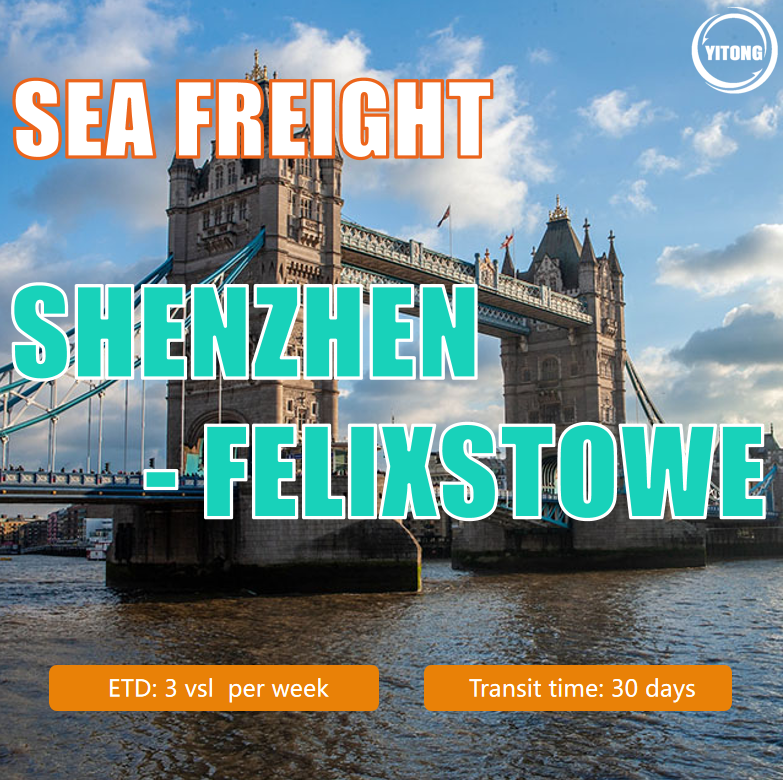 Buy cheap Sea Freight From Shenzhen To Felixstowe, UK from wholesalers