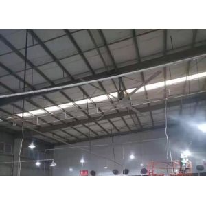 Aluminum Blade Industrial Hvls Ceiling Fan For Warehouse Farm Exhaust Pmsm Motor