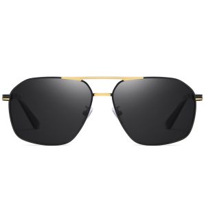 Buy cheap Men Polarized HD Drive Retro Pilot Sunglasses Anti Glare Goggles Ultralight Frame from wholesalers