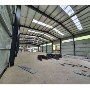 Buy cheap Prefabricated Steel Structure Metal Shed Warehouse With GB Q235/Q355B Grade from wholesalers