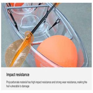 Buy cheap Customized Clear Polycarbonate Boat For Fishing / Crystal Pc Canoe from wholesalers