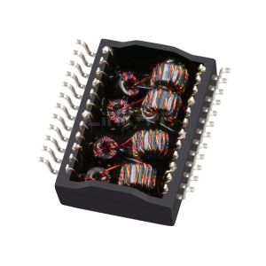 Buy cheap LP6090ANL Single Port 1000 BASE-T SMT PoE++ 24 Pin Lan Transformer Modules from wholesalers