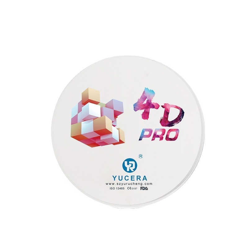 Buy cheap Yucera 4D PRO Multilayer Zirconia Blocks Dental Lab CAD CAM Milling Material 43%-57% Translucency 700-1200MPa Strength VITA16&BL from wholesalers