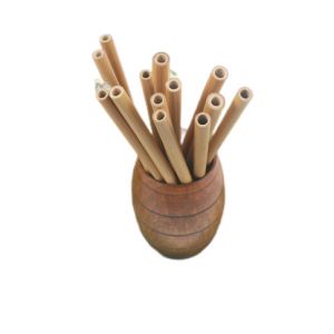 Buy cheap 20cm Sustainable Bamboo Boba Straws Bulk Yellow 250 Pack from wholesalers