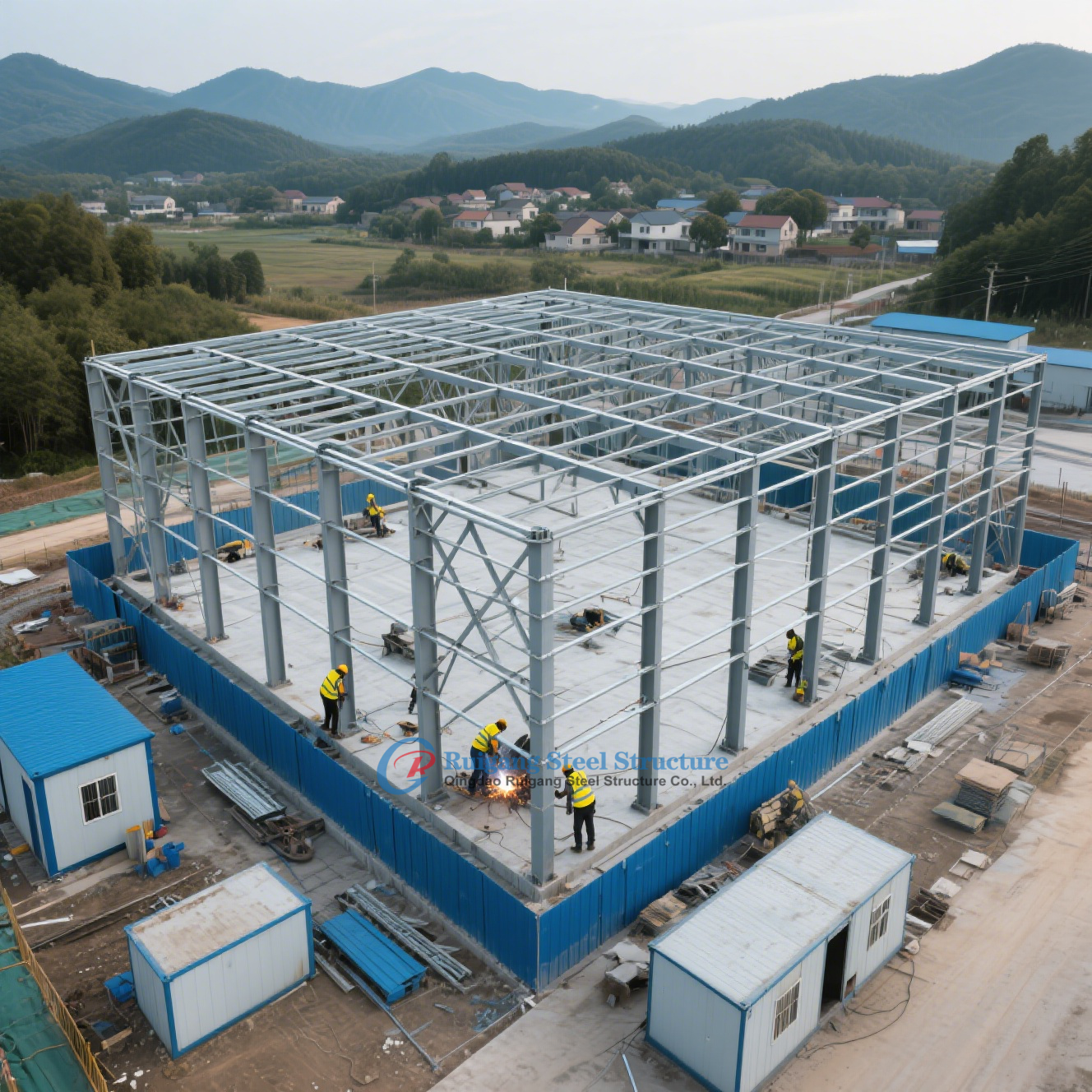 Buy cheap Pre Engineered Building Portable Shelter Warehouses Industrial Building from wholesalers