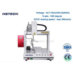 Buy cheap Teaching Pendant 220V Rotation Axis Automatic Soldering Robot for Connector Plug from wholesalers