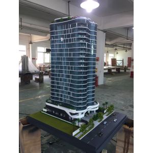 Buy cheap Handmade Acrylic Architecture Model / High Rise Building Model With Led from wholesalers