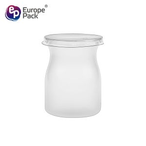 120ML 150ML Food Grade Transparent PP Plastic Milk Pudding Yogurt Cups With Lids