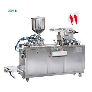Buy cheap 0.4-0.6Mpa Blister Packing Machine Automatic Chilli Sauce Liquid Filling DPP 80 from wholesalers