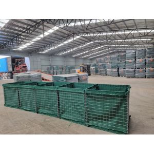 Heavy Galvanized Coated Wire Mesh Gabion Bastions Defensive Barrier System