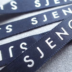 Buy cheap Recycle End Folded Damask Screen Printing Clothing Labels from wholesalers