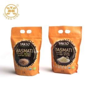 Buy cheap Flat Bottom 2.5kg 4.5kg Heavy Duty Nylon Plastic Bags For Rice Packaging from wholesalers