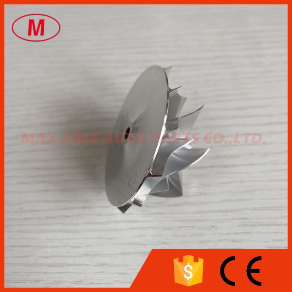 TD04L6-15TK31 42.00/56.02mm 6+6 blades forward turbo milling/billet compressor wheel for 49377-07320/49377-07325
