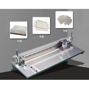 Buy cheap Manual Cardboard V Grooving Machine 10m/Min L850XW380XH220mm from wholesalers