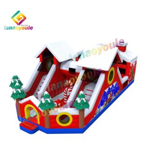 Buy cheap Bouncer Obstacle Slide Inflatable Play Park Logo Painting from wholesalers