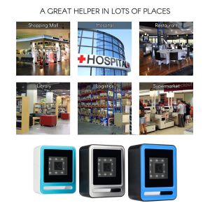 Buy cheap Omnidirectional High Speed Barcode Reader 2D Handsfree Qr Code Desktop Scanner from wholesalers