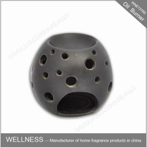 China Beautiful Design Ceramic Fragrance Oil Burner Egg Shaped , Pattern Exposure on sale