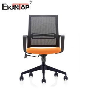 Buy cheap Mid Back Mesh Office Chair With Sponge Seat Cushion Synchronized Mechanism from wholesalers
